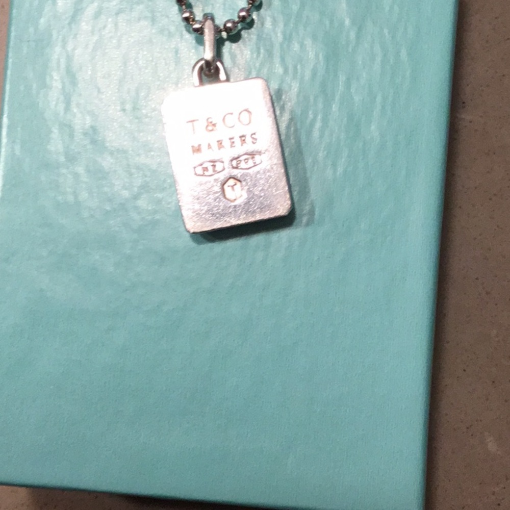 Tiffany 1837® Makers square pendant in sterling silver